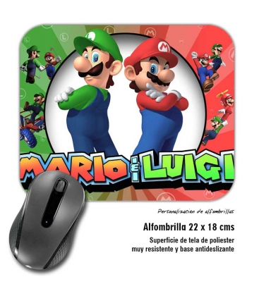 Alfombrilla Mario y Luigi